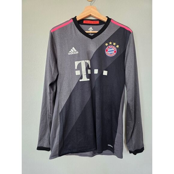 FC Bayern Munich 16/17 Player Issue Adizero LS Jersey Size 7 (US M) Adidas Rare - Picture 1 of 8